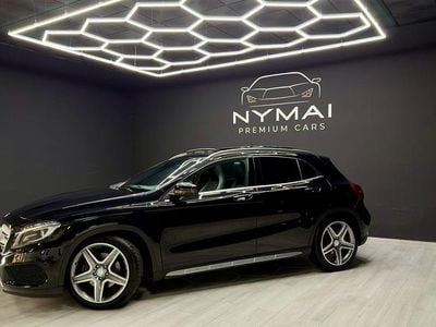 Usado Mercedes GLA220 AMG line 170 CV (125 kW) 2015 Negro SUV