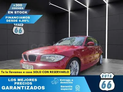 Usado BMW 118 Shadowline 143 CV (105 kW) 2008 Rojo Utilitario