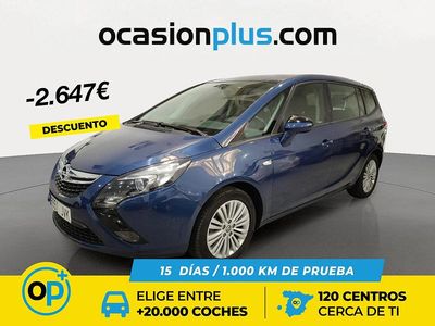 Usado Opel Zafira Selective 136 CV (100 kW) 2016 Azul Monovolumen