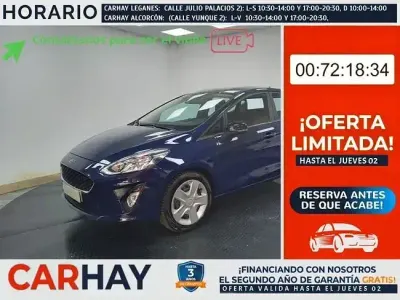 Usado Ford Fiesta Trend 126 CV (92 kW) 2021 Negro Berlina