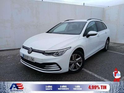 Usado VW Golf VIII Life 110 CV (80 kW) 2021 Blanco Familiar