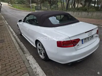 Usado Audi A5 Cabriolet S-Line 240 CV (176 kW) 2010 Blanco Descapotable