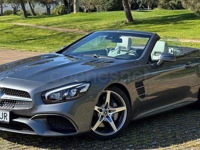 Usado Mercedes SL400 367 CV (269 kW) 2018 Gris / plata Descapotable