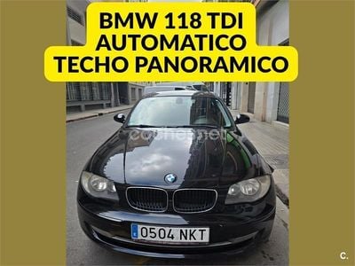 Usado BMW 118 Comfort Edition 143 CV (105 kW) 2008 Negro Utilitario