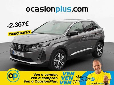 Usado Peugeot 3008 Allure 130 CV (95 kW) 2022 Gris SUV