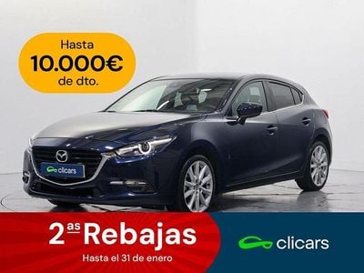 Usado Mazda 3 Luxury 120 CV (88 kW) 2017 Azul Berlina