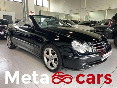 Käytetty Mercedes CLK200 Avantgarde 163 HP (119 kW) 2005 Musta Avoauto