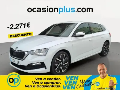 Usado Skoda Scala Sport 150 CV (110 kW) 2020 Blanco Utilitario
