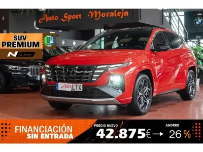 Usado Hyundai Tucson N Line 230 CV (169 kW) 2021 Rojo SUV