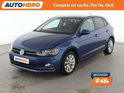 Usado VW Polo Sportline 95 CV (69 kW) 2018 Azul Utilitario