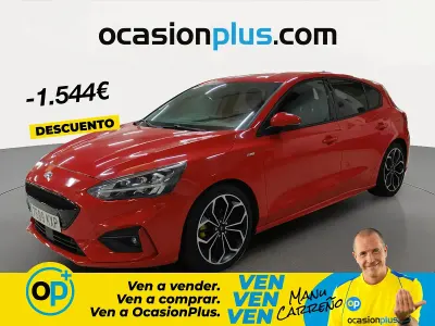 Usado Ford Focus ST-Line 125 CV (91 kW) 2019 Rojo Berlina