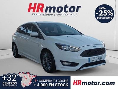 Usado Ford Focus ST-Line 125 CV (91 kW) 2018 Blanco Berlina