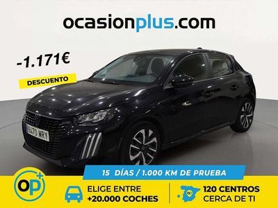 Usado Peugeot 208 Active 100 CV (73 kW) 2024 Negro Utilitario