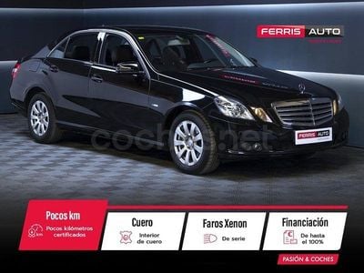 Usado Mercedes E200 136 CV (100 kW) 2011 Negro Berlina