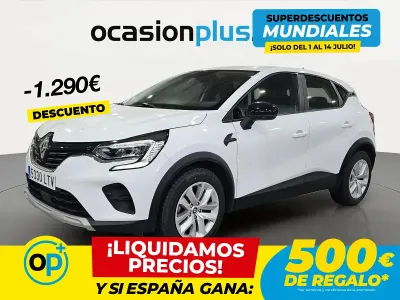 Usado Renault Captur Intens 100 CV (73 kW) 2021 Blanco SUV