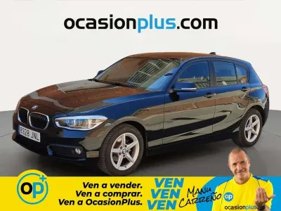 Usado BMW 116 116 CV (85 kW) 2016 Negro Utilitario