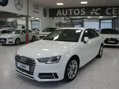 Usado Audi A4 S-Line 150 CV (110 kW) 2017 Blanco Berlina