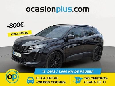 Usado Peugeot 3008 GT 130 CV (95 kW) 2023 Negro SUV
