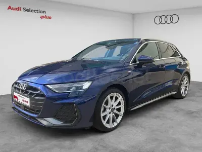 Usado Audi A3 S-Line 150 CV (110 kW) 2025 Azul Berlina