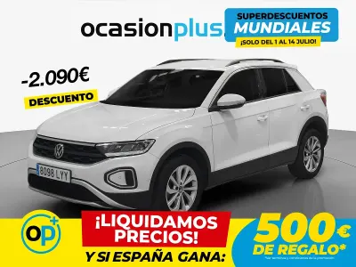 Usado VW T-Roc Life 150 CV (110 kW) 2022 Blanco SUV