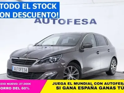 Usado Peugeot 308 Allure 150 CV (110 kW) 2015 Gris / plata Berlina