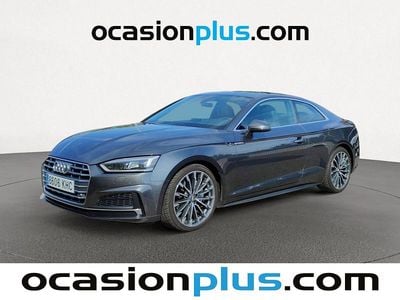 Usado Audi A5 S-Line 190 CV (139 kW) 2018 Gris Coupe