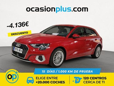 Rojo Usado 2023 Audi A3 Advanced Plus Berlina | 23.500 € (Buen precio)