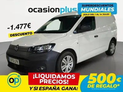 Usado VW Caddy 75 CV (55 kW) 2021 Blanco Monovolumen
