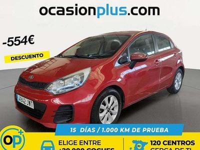 Usado Kia Rio 84 CV (61 kW) 2017 Rojo Utilitario