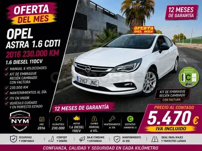 Usado Opel Astra