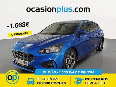 Usado Ford Focus ST-Line 125 CV (91 kW) 2018 Azul