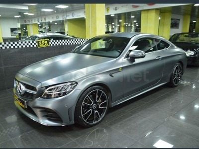 Usado Mercedes C200 184 CV (135 kW) 2019 Gris / plata Coupe