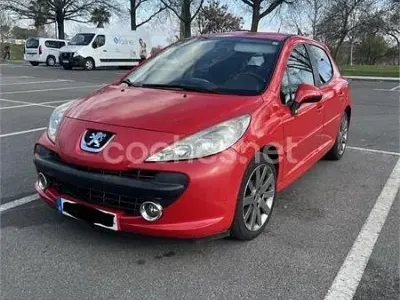 Usado Peugeot 207 Sport 120 HP (88 kW) 2007 Vermelho Sedan
