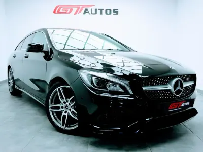 Usado Mercedes CLA200 AMG 136 CV (100 kW) 2018 Negro Utilitario