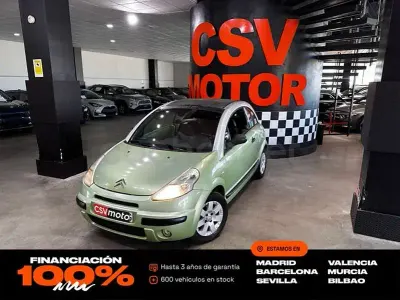 Begagnad Citroën C3 Pluriel 70 HK (51 kW) 2006 Grön Cab