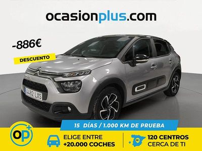 Usado Citroën C3 Feel 83 CV (61 kW) 2022 Gris Utilitario