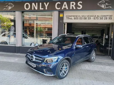 Usado Mercedes GLC350 320 CV (235 kW) 2017 Azul SUV