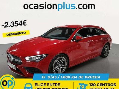 Usado Mercedes CLA200 Shooting Brake 163 CV (119 kW) 2019 Rojo Familiar