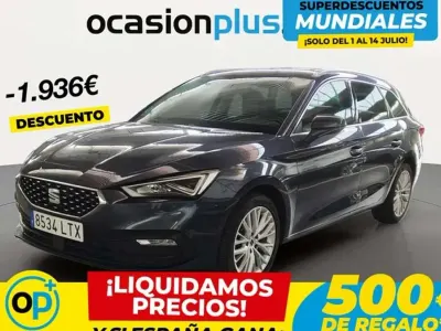 Usado Seat Leon ST XCELLENCE 131 CV (96 kW) 2021 Gris Familiar
