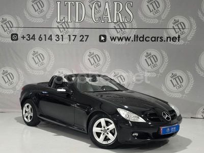 Negro Usado 2005 Mercedes SLK200 Descapotable | 9490 € (Buen precio)