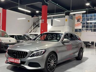 Usado Mercedes C350e Exclusive 279 CV (205 kW) 2015 Gris / plata Familiar