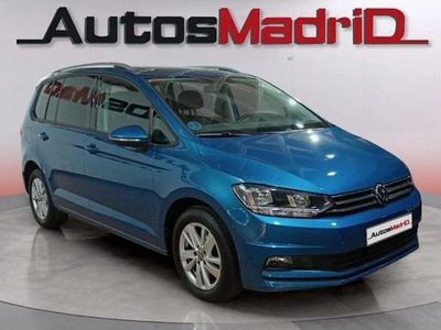 Azul Usado 2021 VW Touran Advance Monovolumen | 23.990 € (Precio justo)