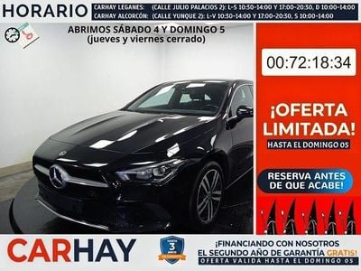 Usado Mercedes CLA250e Business 218 CV (160 kW) 2021 Negro Berlina