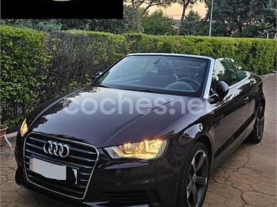 Usado Audi A3 Cabriolet Ambition 150 CV (110 kW) 2014 Granate Descapotable