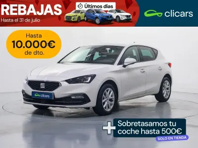 Usado Seat Leon Style 110 CV (80 kW) 2022 Blanco Berlina