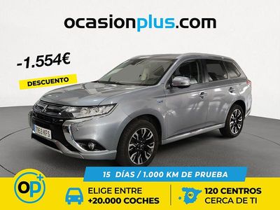 Usado Mitsubishi Outlander P-HEV 203 CV (149 kW) 2017 Gris SUV