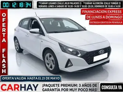 Begagnad Hyundai i20 101 HK (74 kW) 2021 Vit Halvkombi