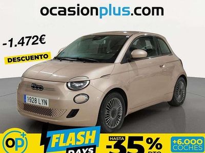 Usado Fiat 500e Icon 86 kW (118 CV) 2022 Burdeos Utilitario