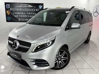 Usado Mercedes V300 Exclusive 239 CV (175 kW) 2019 Gris / plata Monovolumen