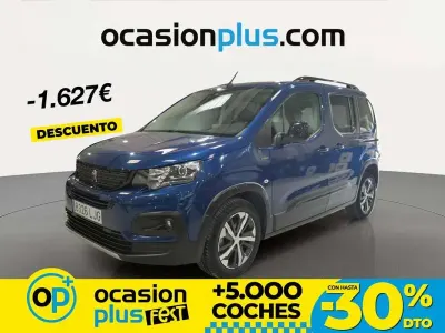 Usado Peugeot Rifter GT-line 131 CV (96 kW) 2020 Azul Monovolumen